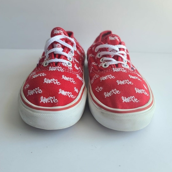 Vans Sneakers red Mens 5.5 women 7 - Picture 3 of 10